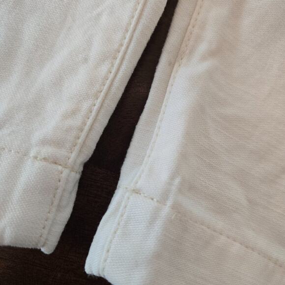 J.Crew Women's Garment Dyed Foundry Pant Off White Size 10T - Picture 12 of 12